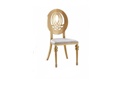Chair 1x Dining Room Chairs Armchair stainless steel Design Furniture Metal Steel