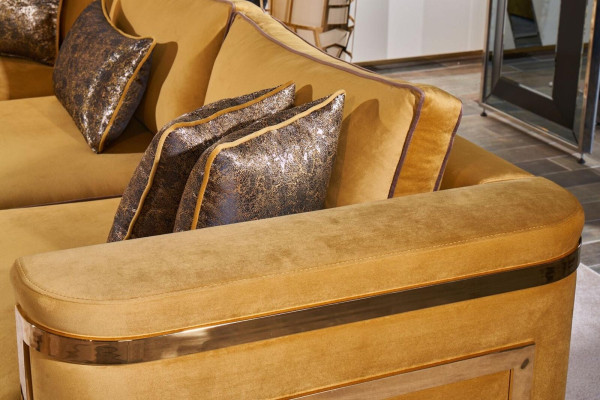 Corner sofa en Furniture Fabric Living landscape Corner sofa L-shape Sofa Corner suite