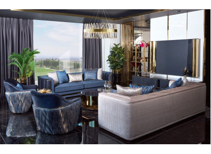 Sofa set 3+3+1+1 Seater Coffee table TV Lowboard Sofa Sofas Armchair