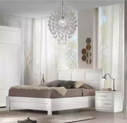 Luxury Complete's Bedroom Set Bed 2x Bedside tables Wardrobe
