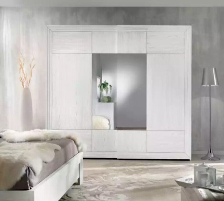 Luxury Complete's Bedroom Set Bed 2x Bedside tables Wardrobe