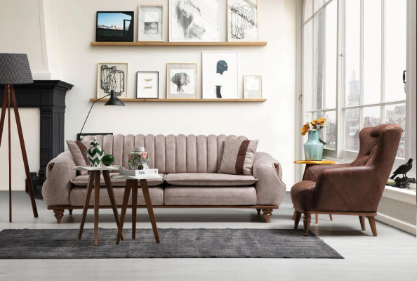 Luxury Furniture Design Armchair Modern Design Armchair Brown Living room new