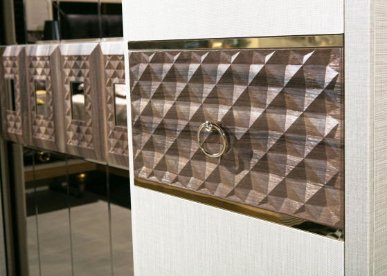 Wardrobe Wood Wardrobe Bedroom Furniture Design Cabinets Gray Italy