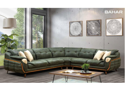 Design Corner sofa L-shape Couch Upholstery Luxury Living room Soft Style