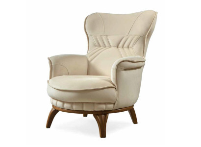 Armchair Luxury Design Textile Living room Classic s Style Lounge Furniture