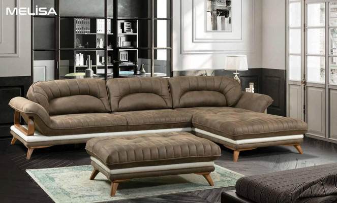 Corner sofa Living landscape Upholstery Corner Sofa Suite Luxury Sofas L-shape