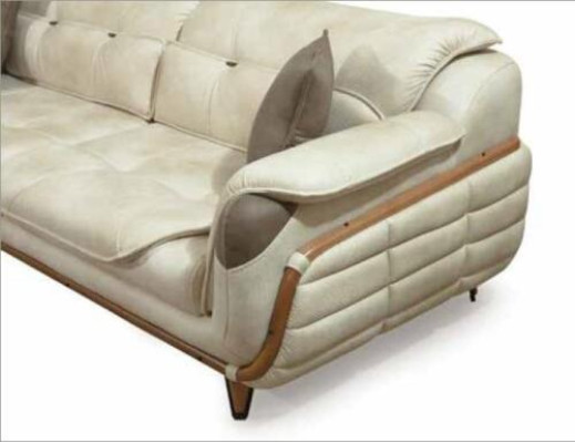 Corner sofa L-shape Textile Luxury Sofa Living landscape Upholstery Couch Couches