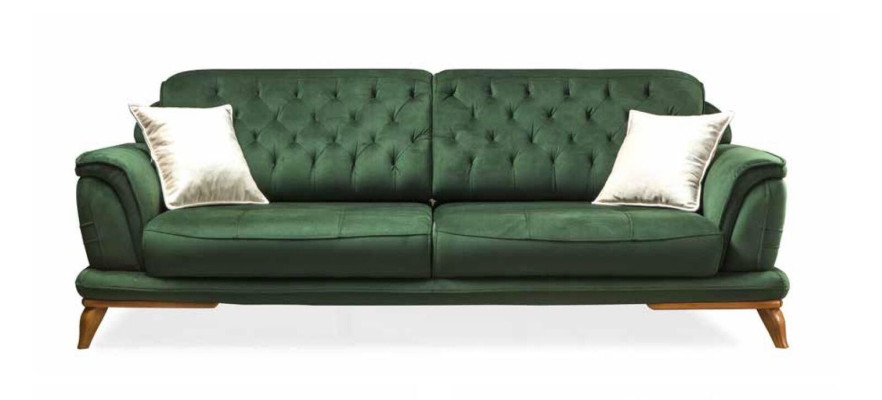 Sofa 3 Seater Classic s Upholstery Sofas Three Seater Textile Living room