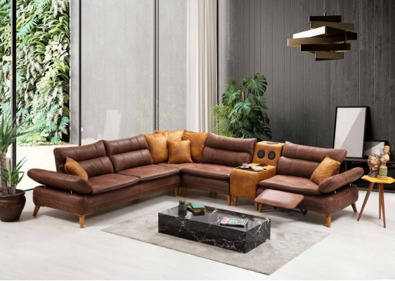Multifunction Couch Living landscape Electric Sofa Furniture Sound Leather