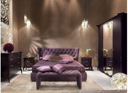 Bed Upholstery Design Luxury Double Hotel Beds Sleep Room Luxury Purple