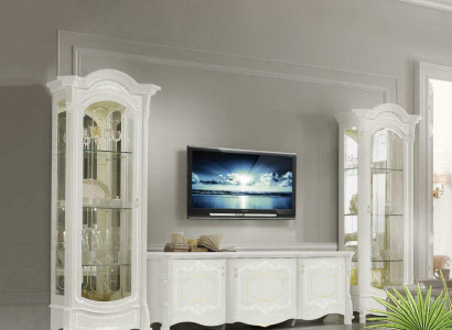 Italian style furniture - living room 3 pieces. Set Living room Display case TV cabinet home24 ®