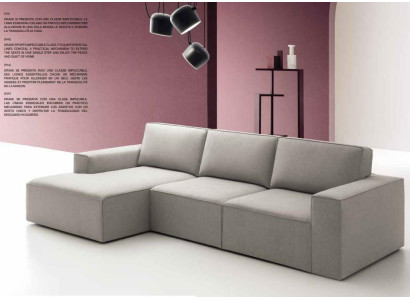 Italian Corner sofa Sofa Couch Sofas Couches Suite Furniture Fabric alfitalia
