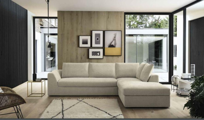 Luxury Corner sofa L-shape Sofas Couch Leather Furniture Sofas Fabric Design new alfitalia
