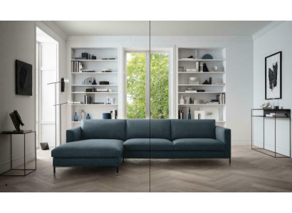 Leather sofa Living landscape Corner sofa XXL Upholstery Corner Seat Couch L-shape Living room