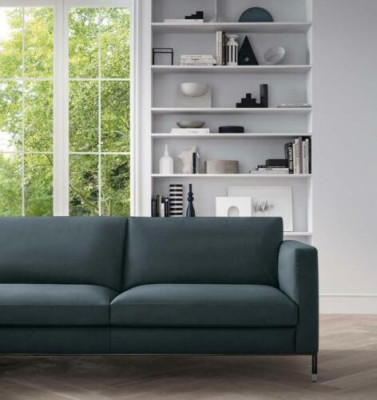 Leather sofa Living landscape Corner sofa XXL Upholstery Corner Seat Couch L-shape Living room