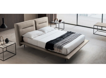 Design Wood Textile Leather Beds 200x200cm Bed Bedroom Hotel Beds Double