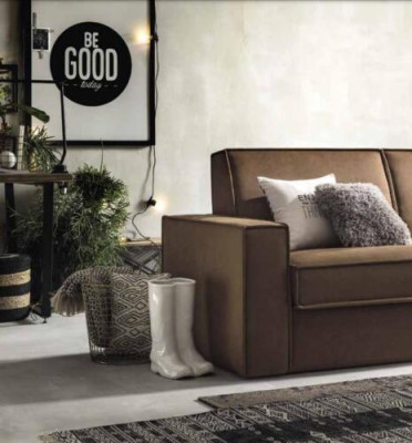 Sofa bed Sofa 2 Seater Two-seater Textile sofa Living room Italian Furniture new