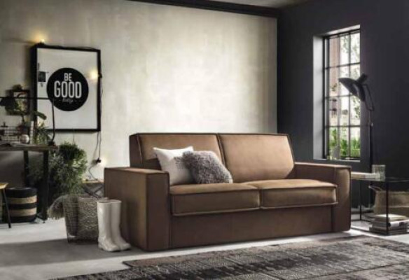 Sofa bed Sofa 2 Seater Two-seater Textile sofa Living room Italian Furniture new