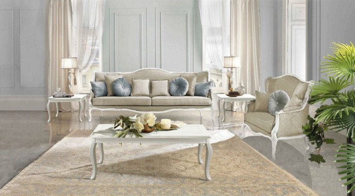 Baroque Rococo Sofa set 3+2 Seater Set Sofas Upholstery Couches Textile Sofa new
