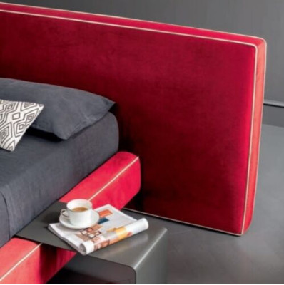 Design Luxury Double Hotel Beds Fabric Luxury Bedroom Bed Italy Furniture new