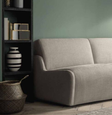 Living landscape Relax Italy Furniture Seat Design Couch Lounge Velvet Sofa 2 Seater