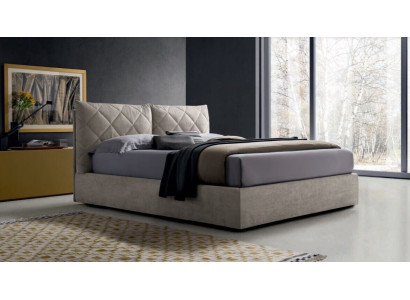 Designer Bed Fabric Hotel Wood Beds Double Sleep Room Luxury Modern Italy
