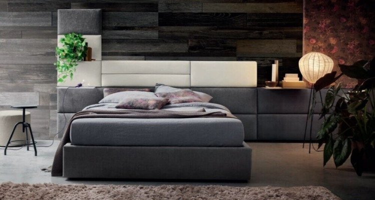 Double Hotel Beds Marriage 180x200cm Sleep Room Wood Luxury Design Bed Upholstery