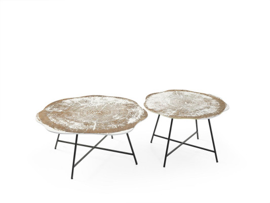 Design Coffee table Side table Living room Table Coffee table Round