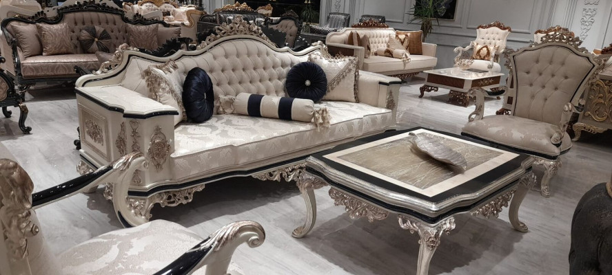 Luxury Living room Couch Set 3+1 with Coffee table Sofa set Sofa Couches