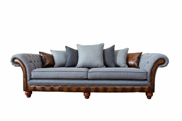 Sofa Couch Fabric Upholstery Sofas Couches Living room Design 4 Seater new