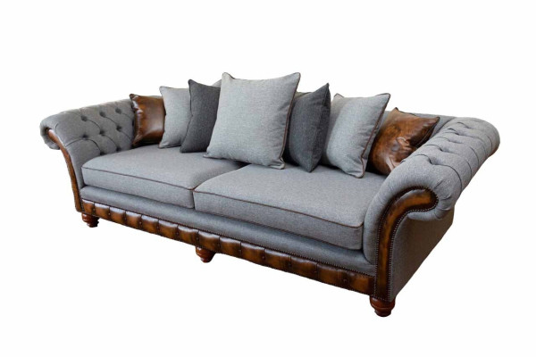 Sofa Couch Fabric Upholstery Sofas Couches Living room Design 4 Seater new