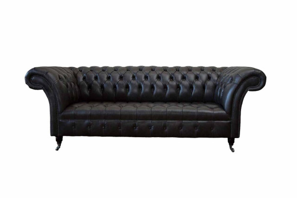 Chesterfield Design Luxury Upholstery Sofa Modern Couch Seat Leather Lederosfa