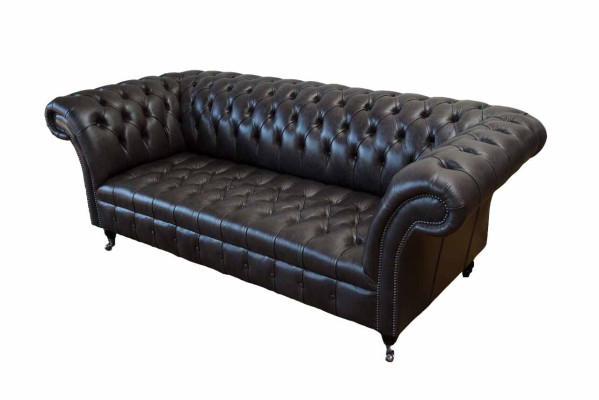 Chesterfield Design Luxury Upholstery Sofa Modern Couch Seat Leather Lederosfa