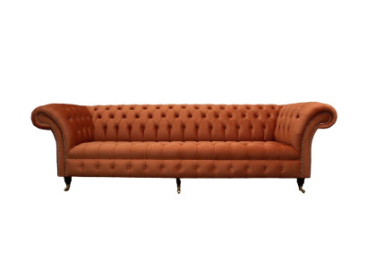 British Chesterfield Upholstery Luxury Sofa Design Couch Classic Sofa 4 Seater
