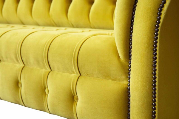 Sofa Four Seater Chesterfield Design Sofas Furniture Living room Couch Upholstery