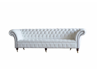 Chesterfield 4 Seater Living room English Design Couches Sofa Furniture new