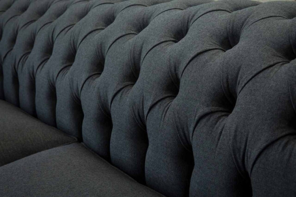 Design Sofa 4 Seater Couch Textile Upholstery Classic Sofas Chesterfield