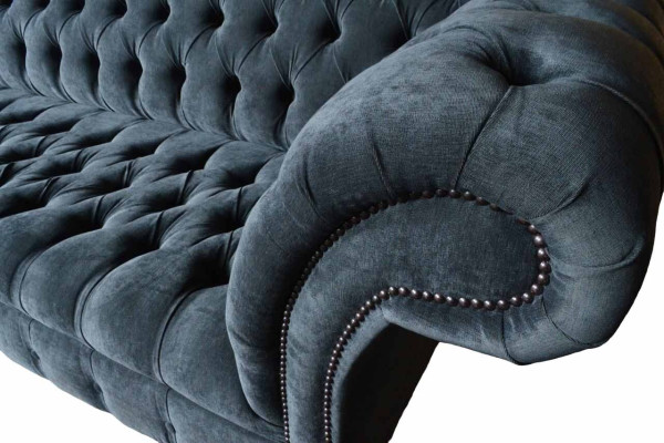 Four Seater Sofa 4 Seater Sofas Modern Gray Design Fabric Chesterfield