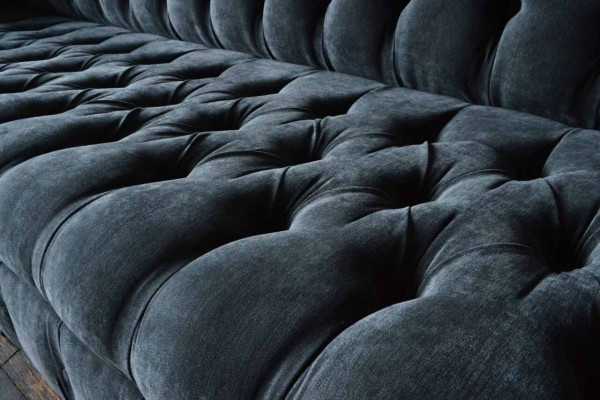 Four Seater Sofa 4 Seater Sofas Modern Gray Design Fabric Chesterfield