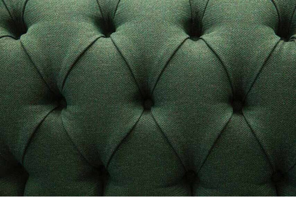 Sofa 4 Seater Green Living room Modern Design Upholstery Fabric Luxury