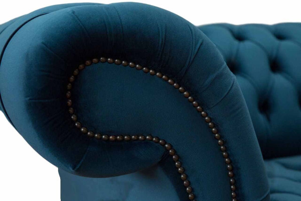 Design Sofa Chesterfield Upholstery Modern Textile Fabric 4 Seater Sleep