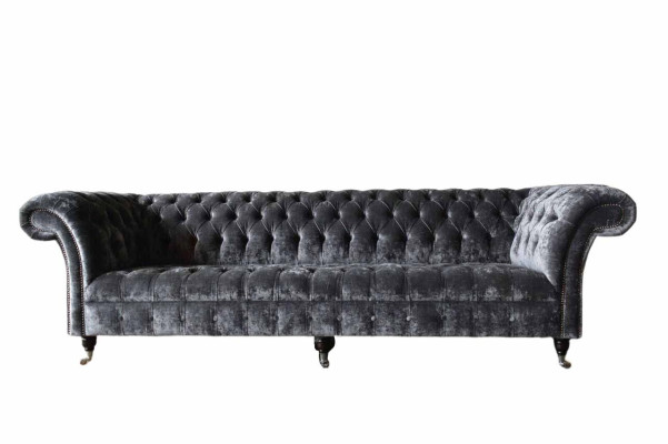 Four Seater Sofa 4 Seater Sofas Textile Modern Design Fabric Polyester Gray