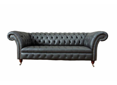 Chesterfield Design Luxury Upholstery Sofa Couch Seat Leather new Sofa new