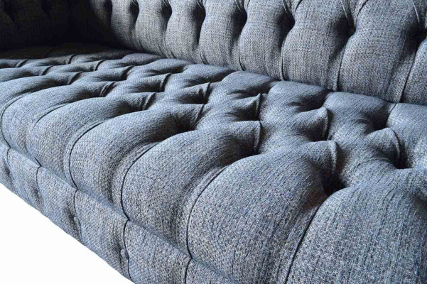 Three Seater Couch Upholstery Design Sofa Chesterfield Gray Sofas Room Furniture