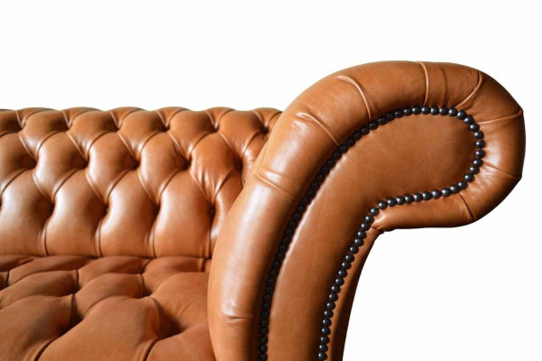 Sofa 3 Seater Seat Modern Chesterfield Sofas Couches Upholstery Brown new