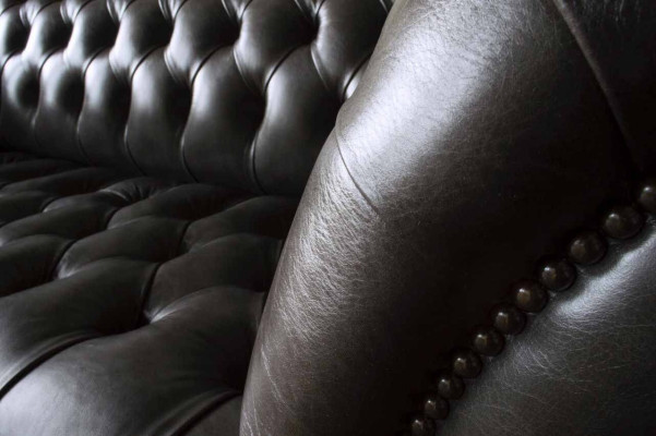 Three Seater Chesterfield Sofa 3 Seater Sofas Brown Leather Living room Luxury