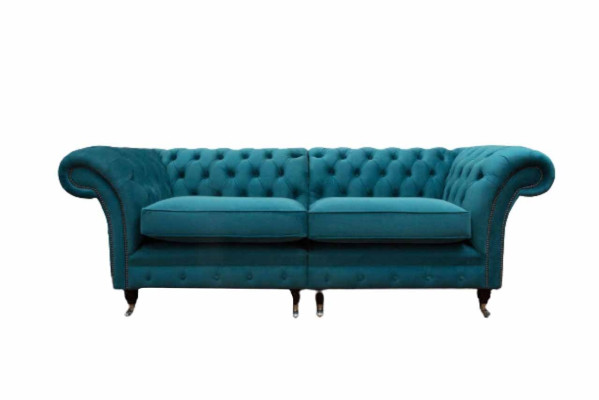Design Sofa 3 Seater Couch Chsterfield Upholstery Sofas Living room Design