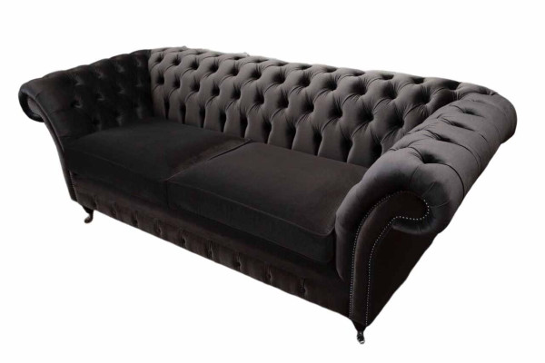 Sofa 3 Seater Living room Luxury Upholstery Designer Furniture Chesterfield new