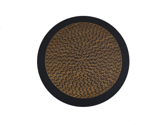 Coffee table in contemporary style with table top made of imitation natural wood