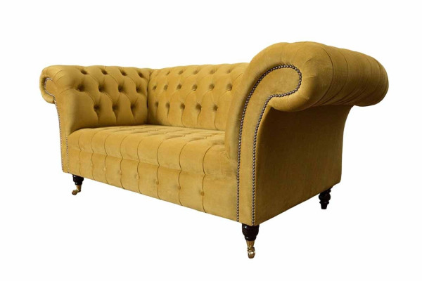 Two-seater Sofa 2 Seater Design Sofas Upholstery Chesterfield Seat Fabric Textile